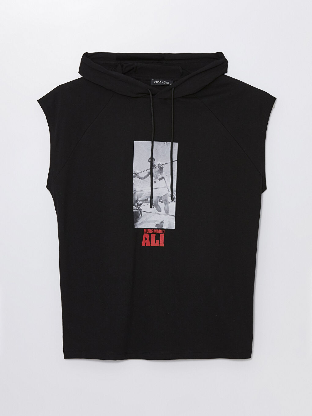 Hooded Muhammad Ali Printed Men's Sleeveless T-Shirt -S4IN47Z8-CVL