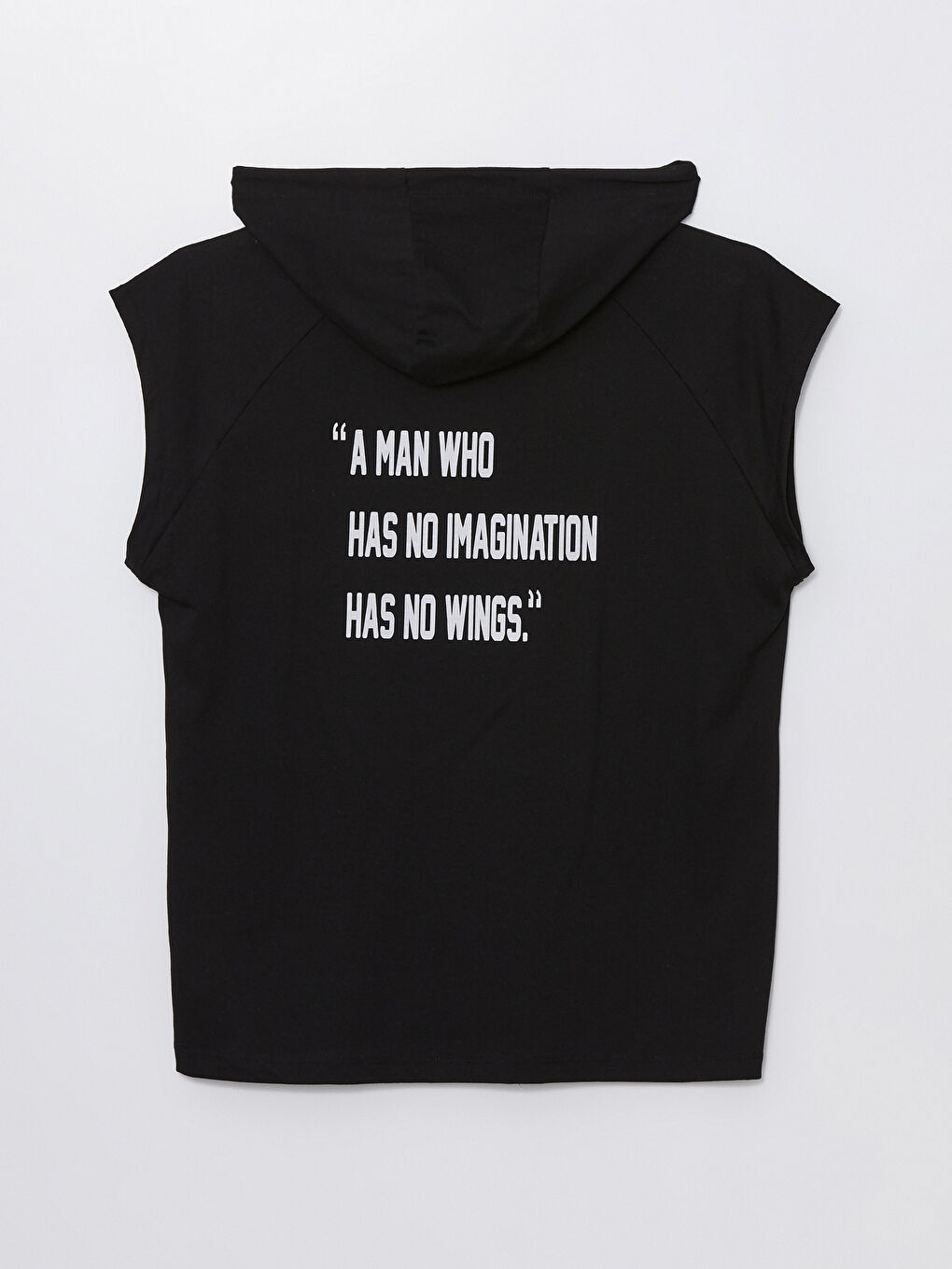 Hooded Muhammad Ali Printed Men's Sleeveless T-Shirt -S4IN47Z8-CVL