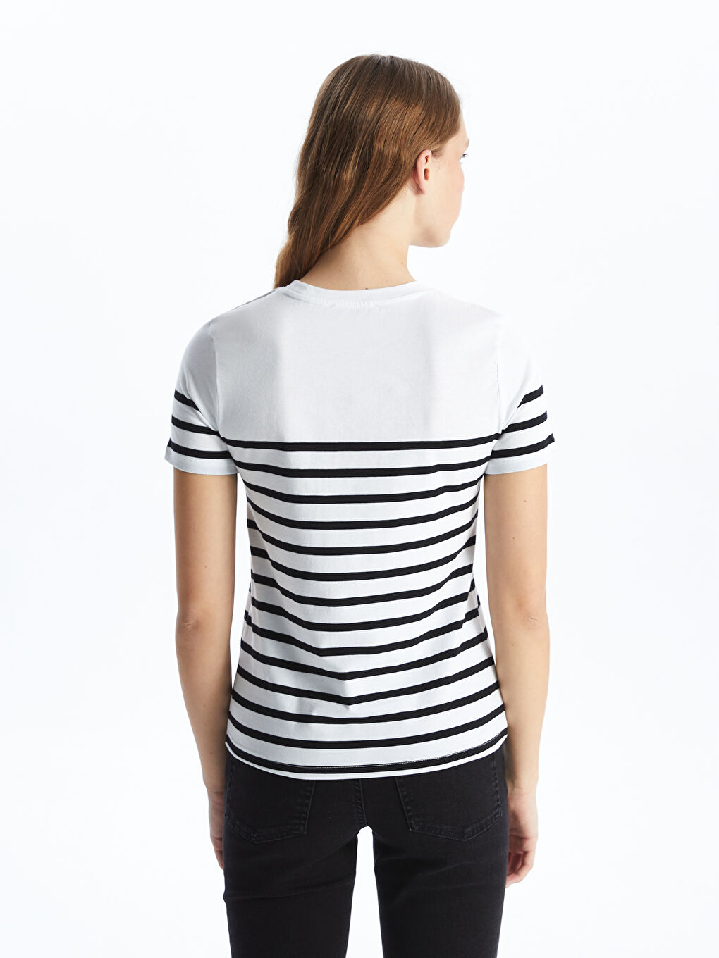 تیشێرت ڕه‌ش ئافرەت -S4IO05Z8-LEG