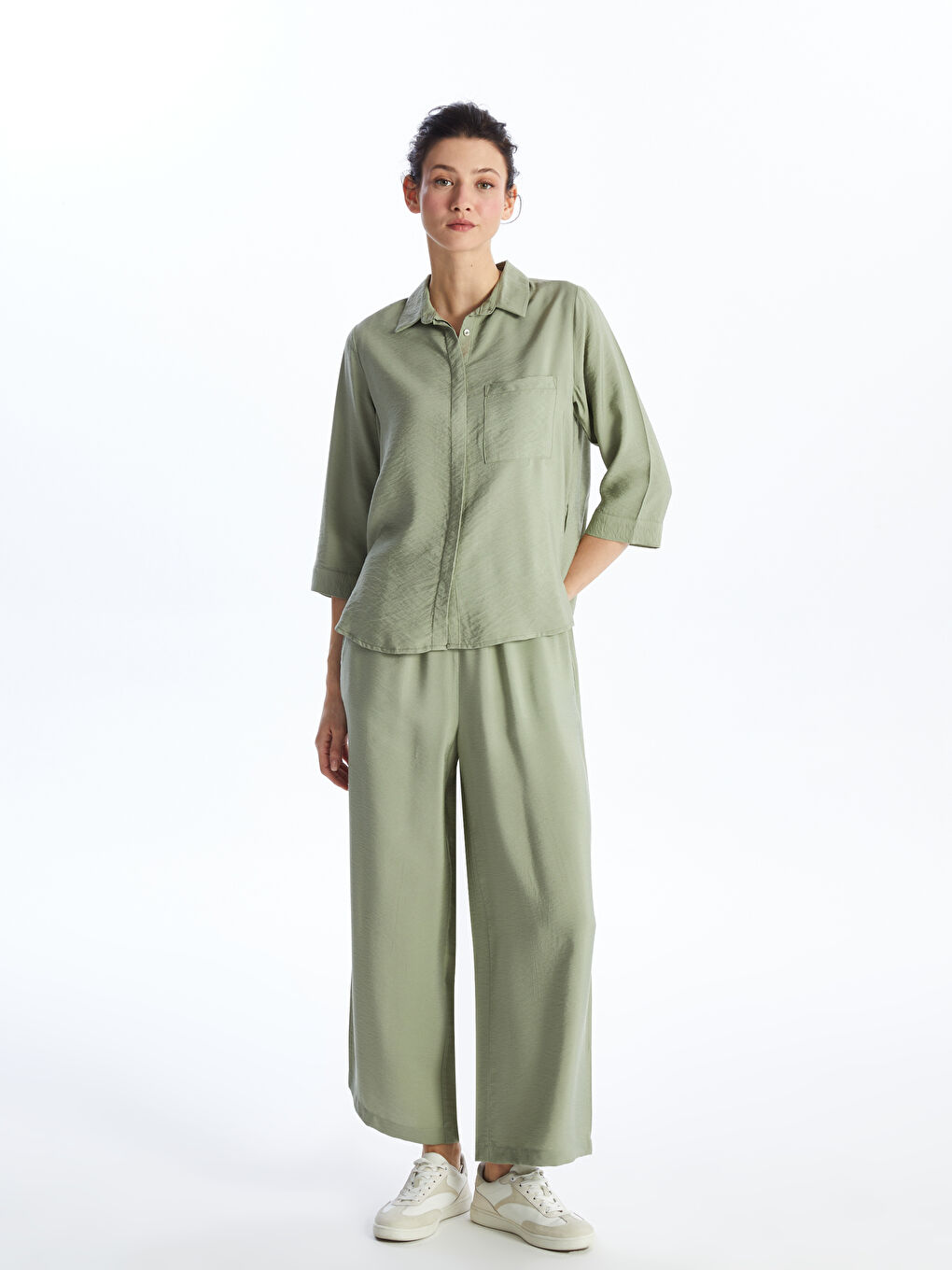 Women's Plain Shirt -S4IO75Z8-YHC