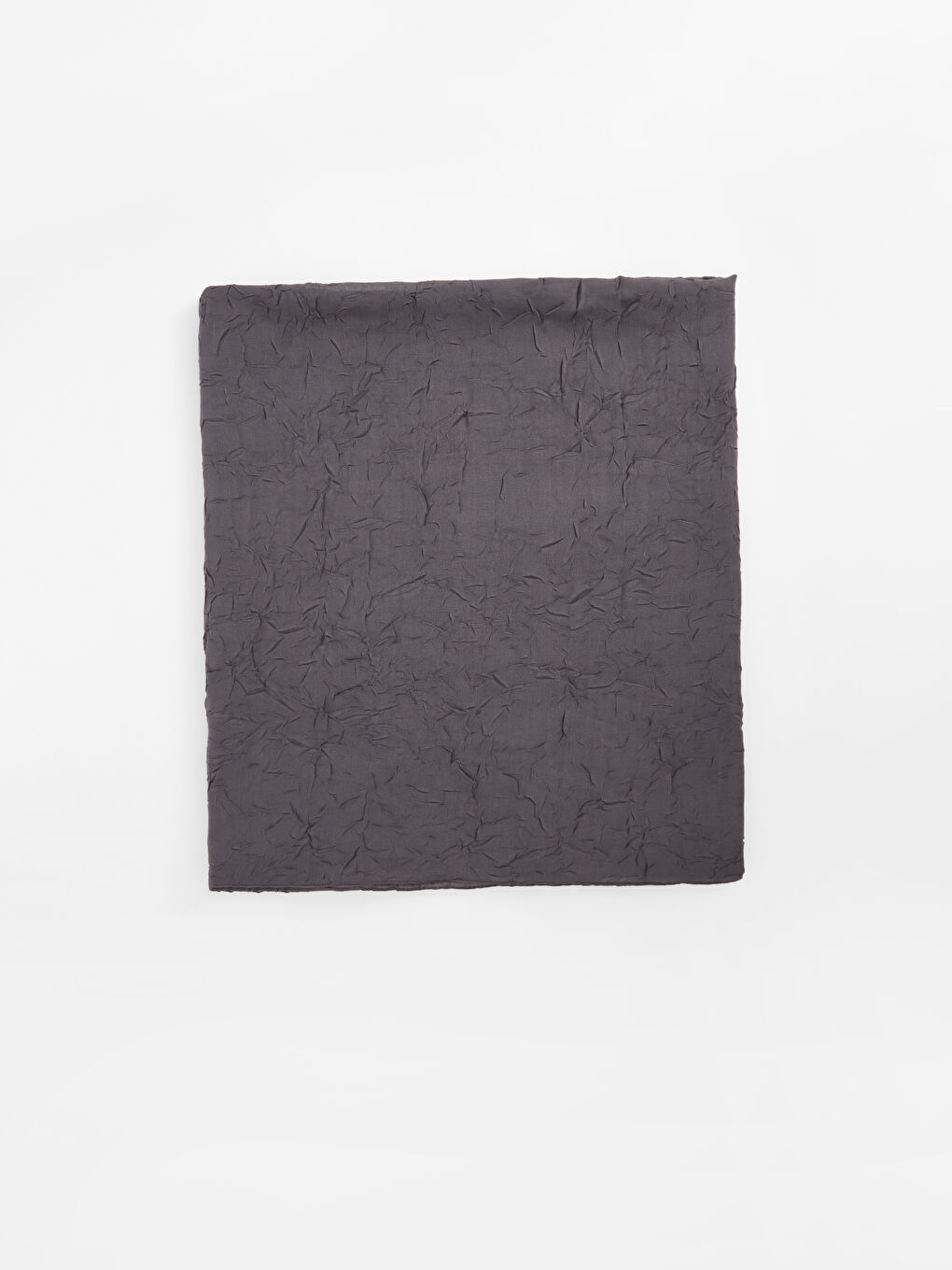 Antrasit Düz Vual Kadın Şal-1