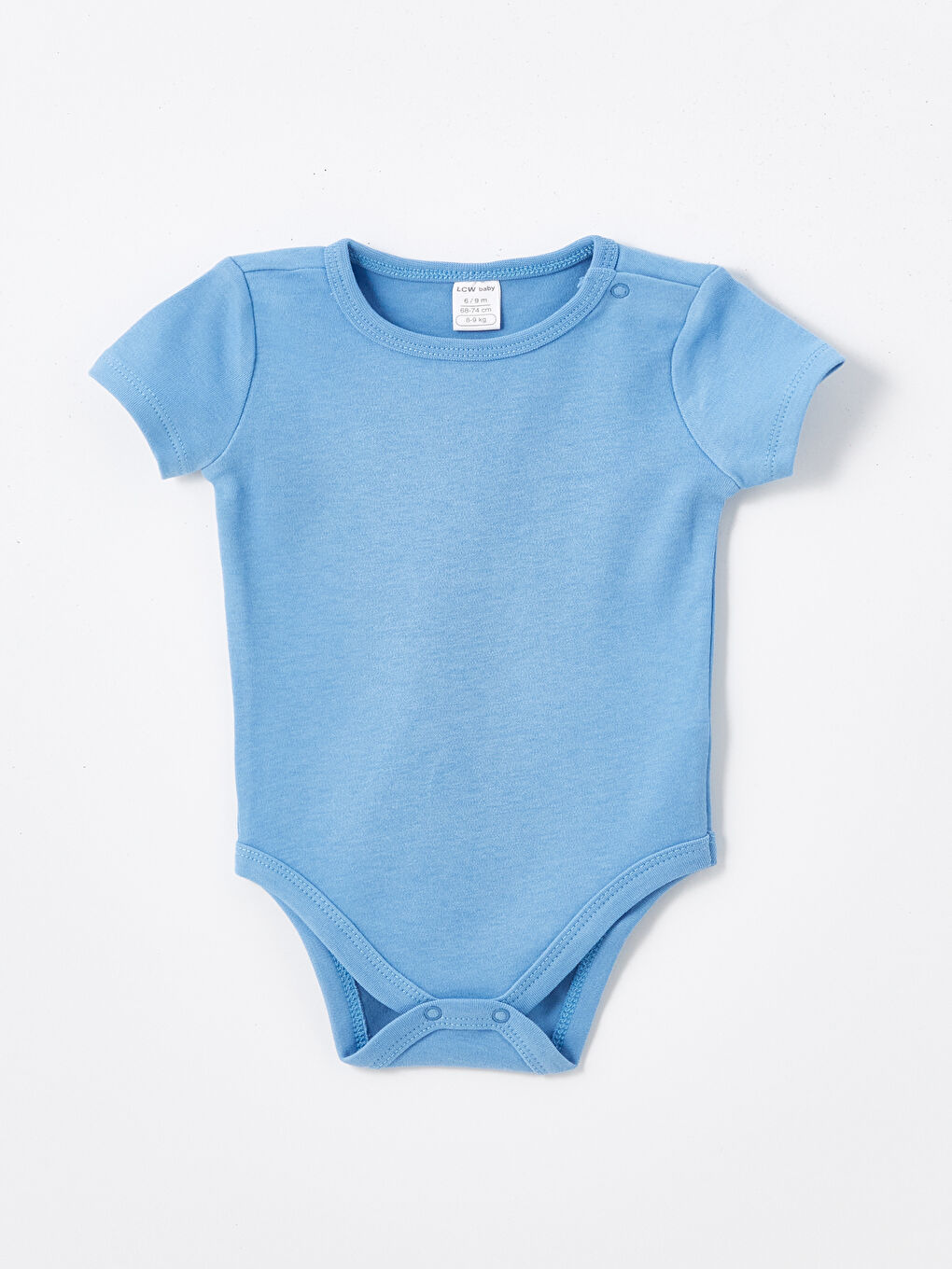 Crew Neck Printed Baby Boy Bodysuit with snap fastener 3 pcs -S4IQ48Z1-LRA
