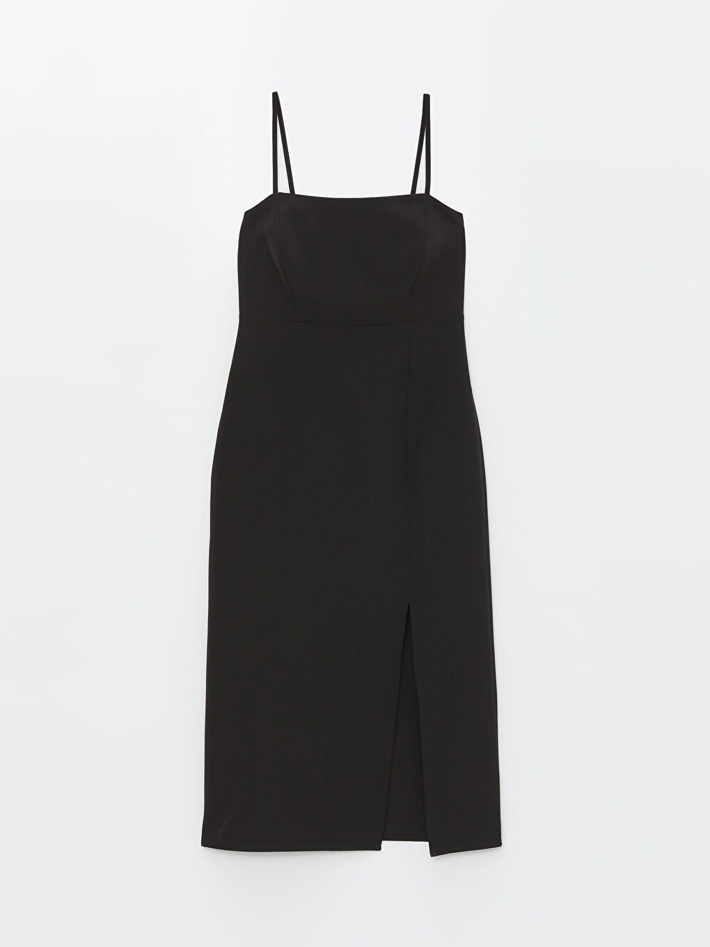 Square Collar Plain Strappy Women's Dress -S4IS06Z8-CVL