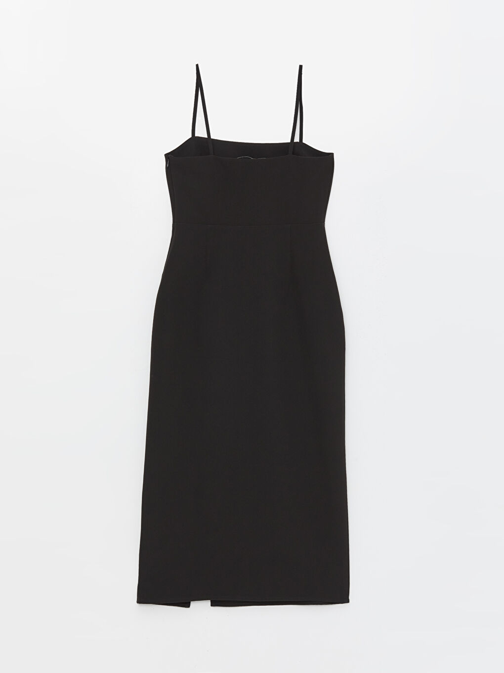 Square Collar Plain Strappy Women's Dress -S4IS06Z8-CVL