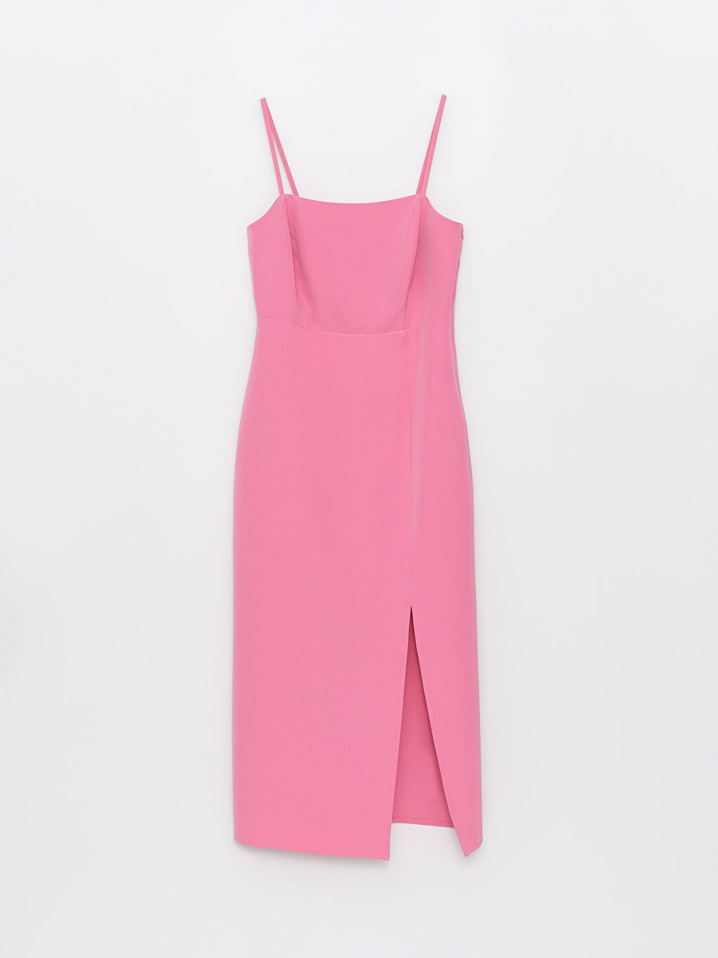 Square Collar Plain Strappy Women's Dress -S4IS06Z8-FMM