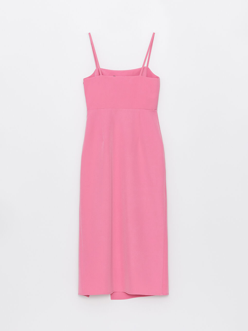 Square Collar Plain Strappy Women's Dress -S4IS06Z8-FMM