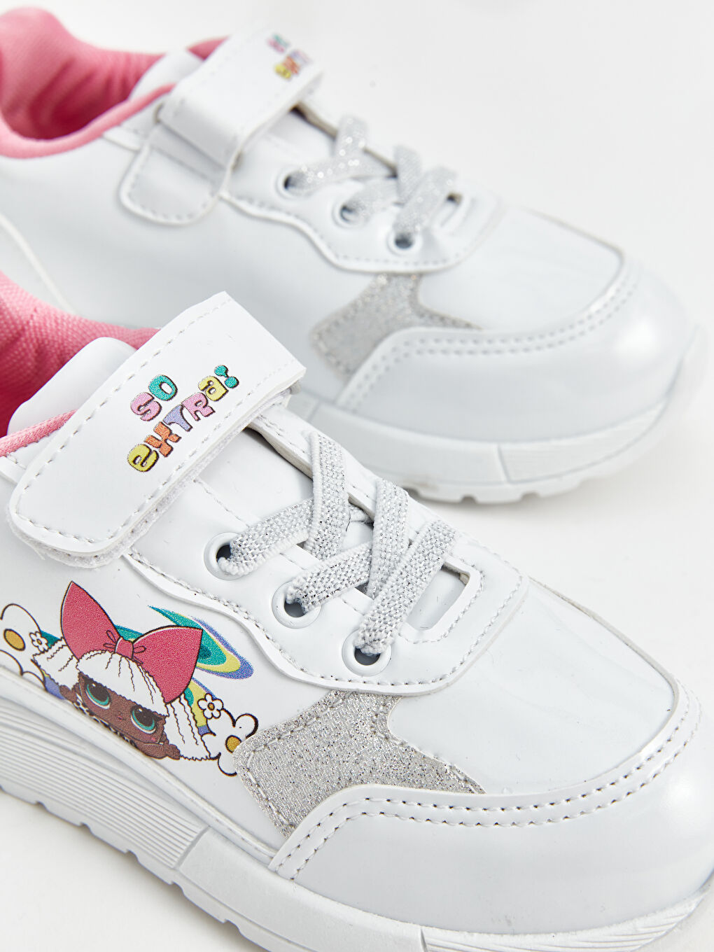 Lace-Up Printed Girls' Sports Shoes -S4IS98Z4-Q6K