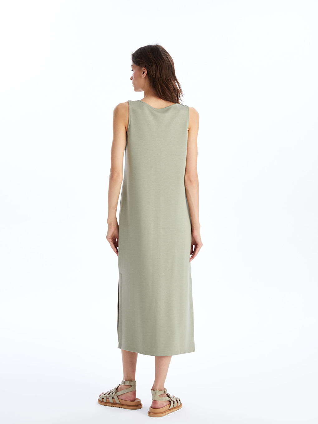 Women's V Neck Regular Dress -S4IT25Z8-GX5