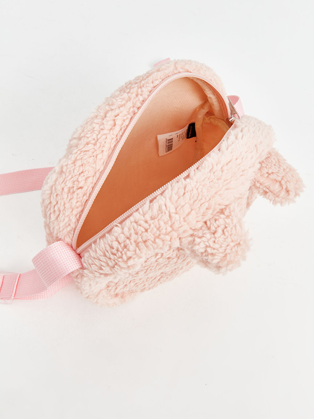 Pembe Kedi Figürlü Kız Çocuk Kol Çantası-2