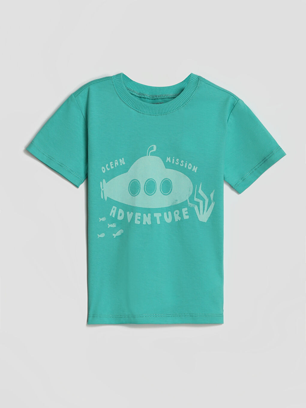 Rundhalsausschnitt Kurzarm Bedrucktes Baby Jungen T-Shirt