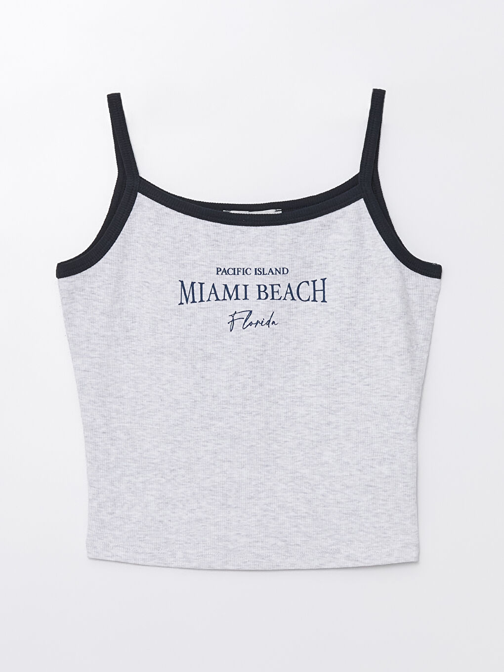Women's Crop with U Neck Printed Straps -S4IT99Z8-JMD