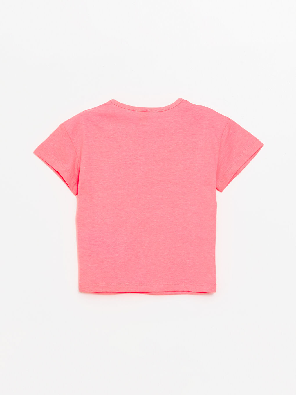 Crew Neck Short Sleeve Basic Baby Girl T-Shirt -S4IU43Z1-SSF