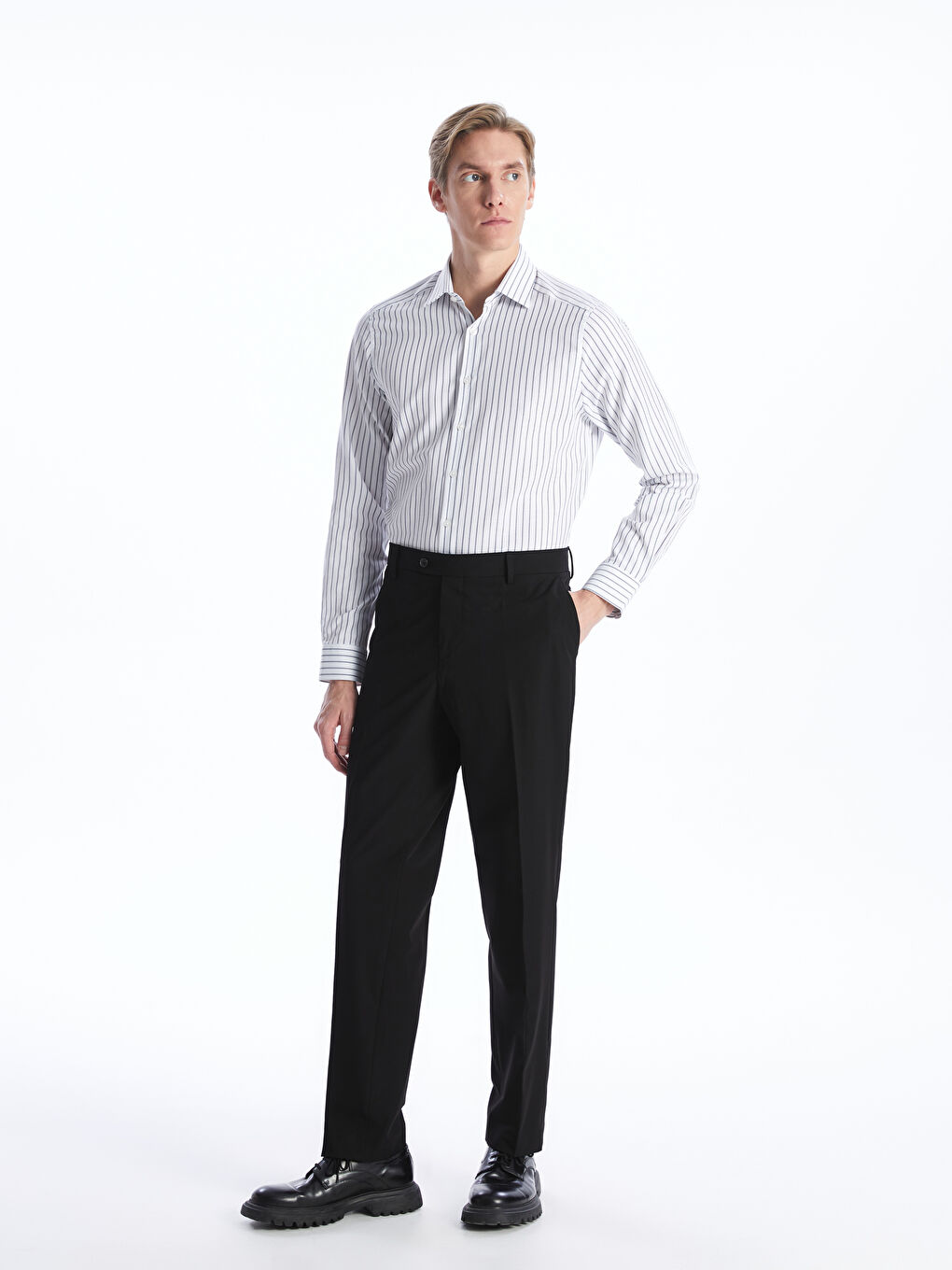 Standard Fit Men's Chino Trousers -S4IU72Z8-CVL