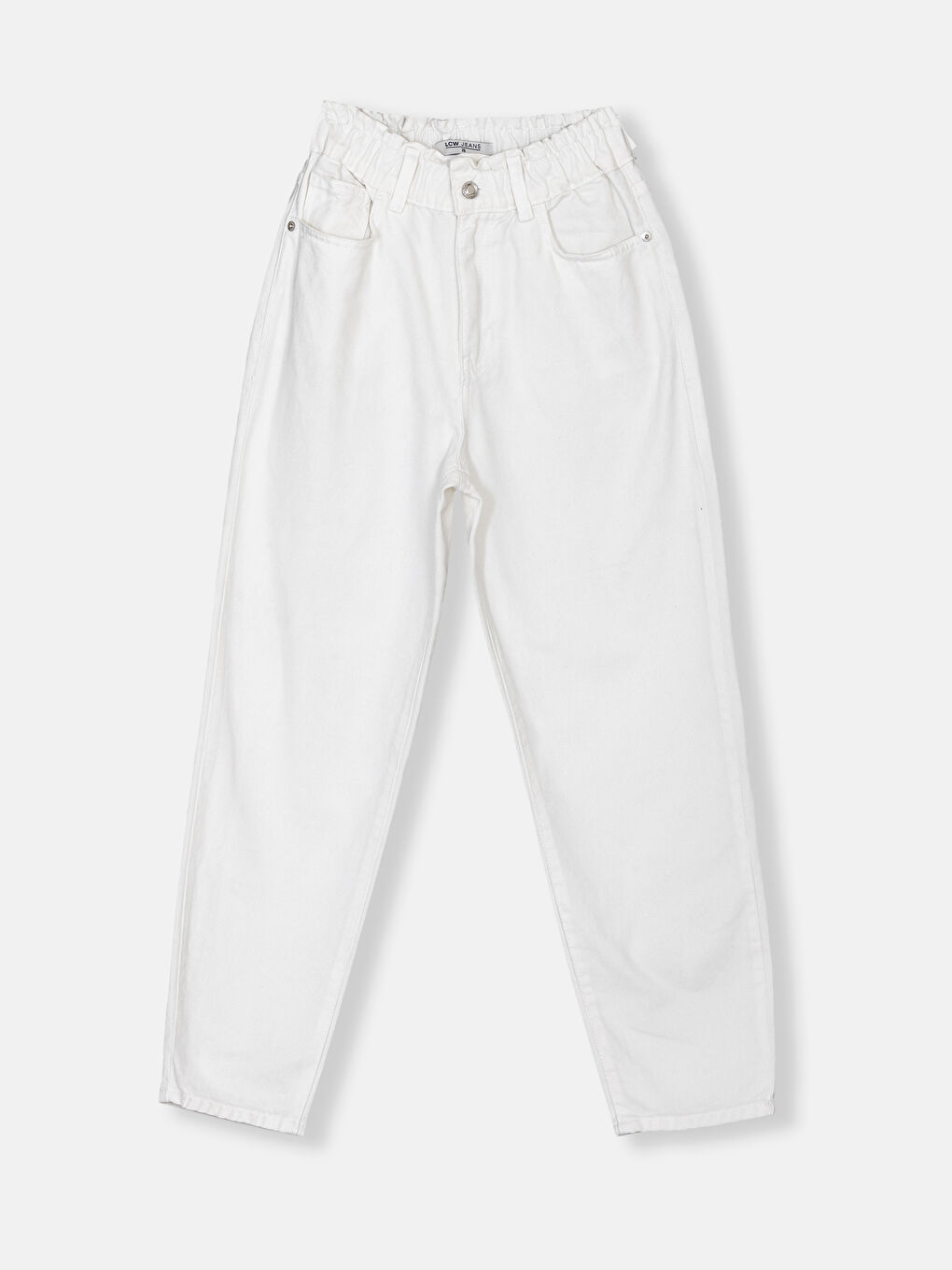 Elasticated Waist Slouchy Fit Women's Jeans -S4IV02Z8-844
