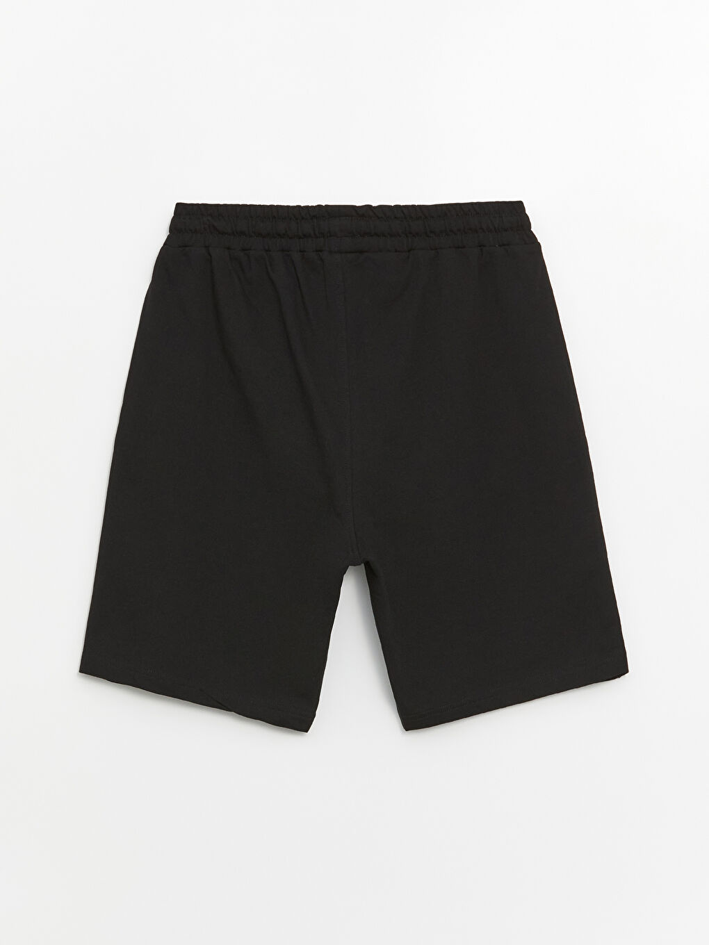 Siyah Slim Fit Erkek Şort-6