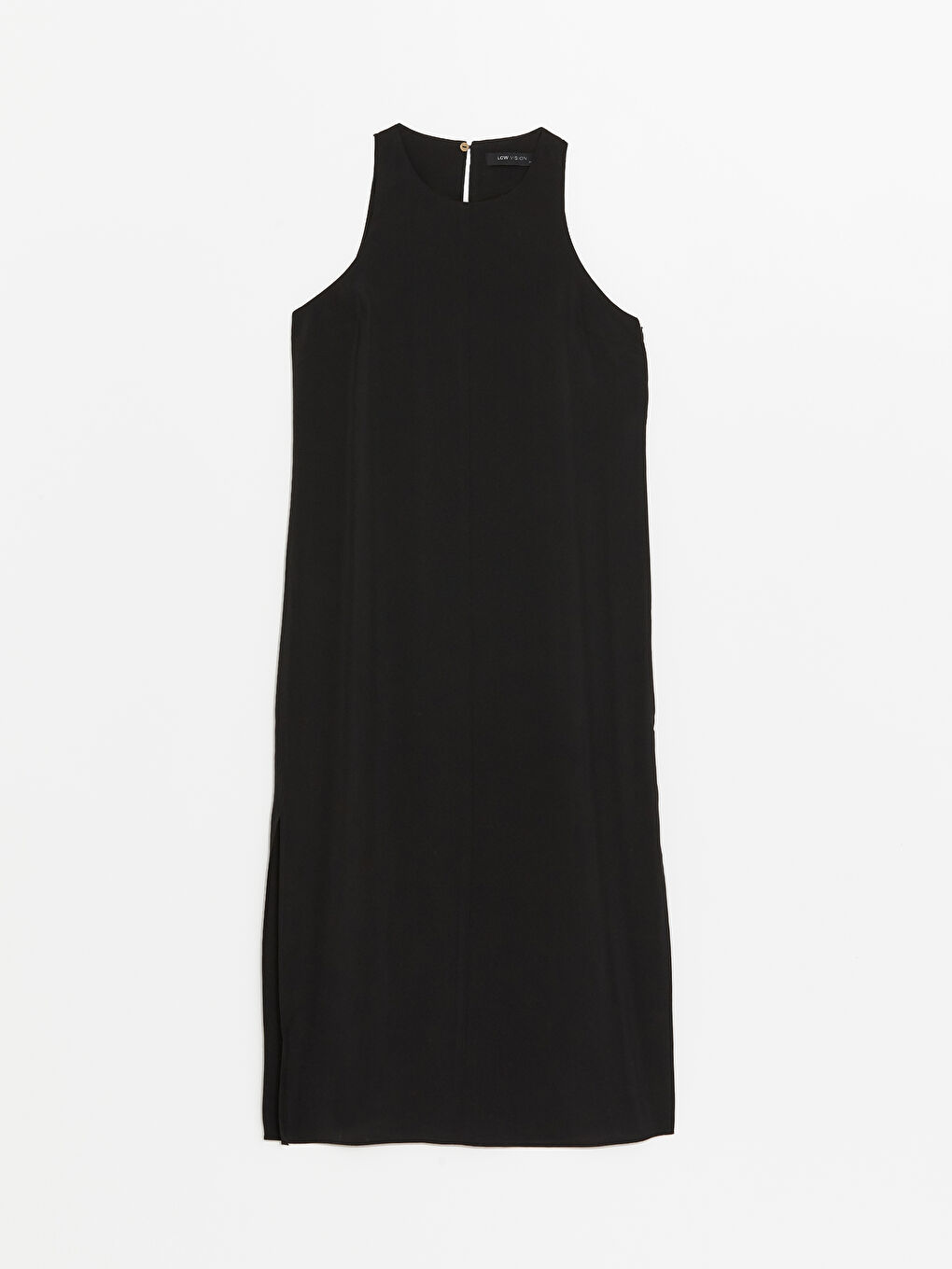 LCW Vision Women's Crew Neck Plain Dress -S4IV24Z8-CVL