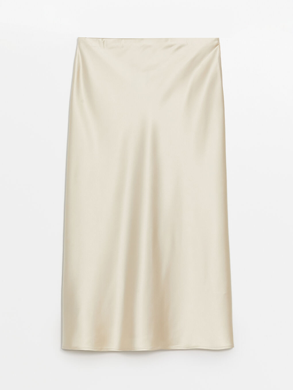 LCW Vision Standard Fit Plain A-Line Satin Women's Skirt -S4IV31Z8-YB2