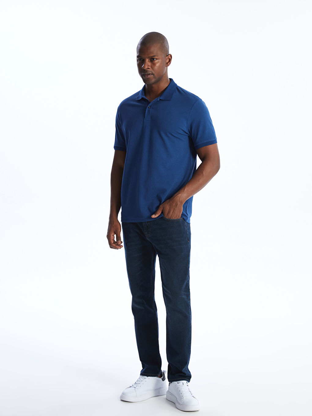 Tricou cu Guler Polo și Mânecă Scurtă pentru Bărbați-2