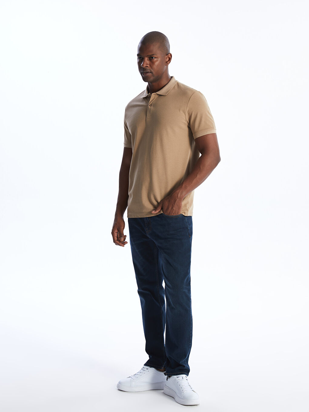 Tricou cu Guler Polo și Mânecă Scurtă pentru Bărbați-2