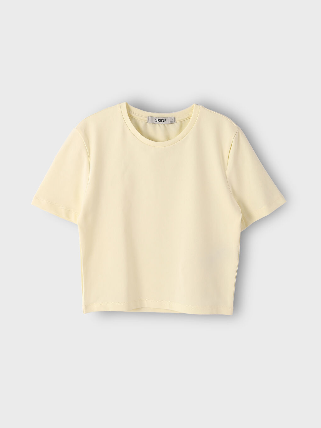 Crew Neck Plain Short Sleeve Women's T-Shirt -S4IY26Z8-Q6K