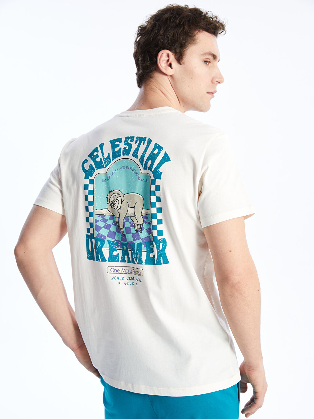 Ekru Standart Kalıp Erkek Pijama Takımı