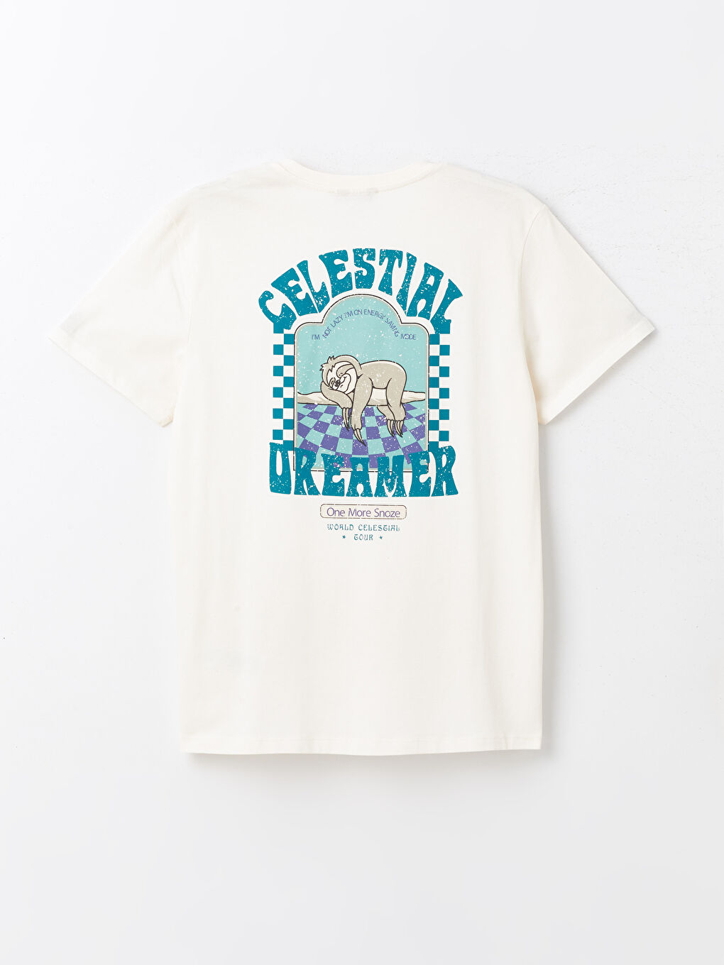 Ekru Standart Kalıp Erkek Pijama Takımı-7