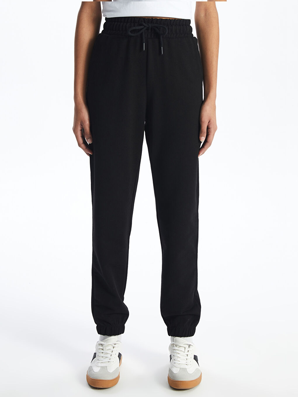 XSIDE Women's Elasticated Waist Plain Jogger Sweatpants -S4IY50Z8-CVL