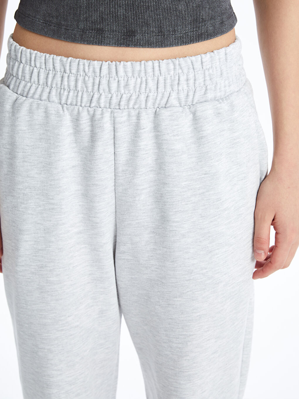 XSIDE Women's Elasticated Waist Plain Jogger Sweatpants -S4J033Z8-EFN