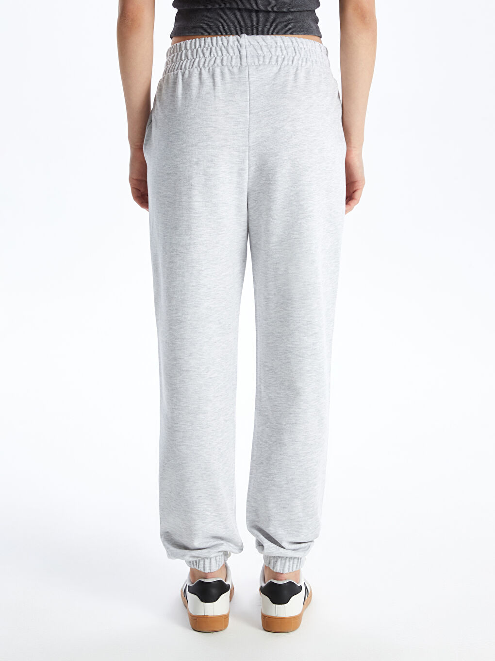 XSIDE Women's Elasticated Waist Plain Jogger Sweatpants -S4J033Z8-EFN