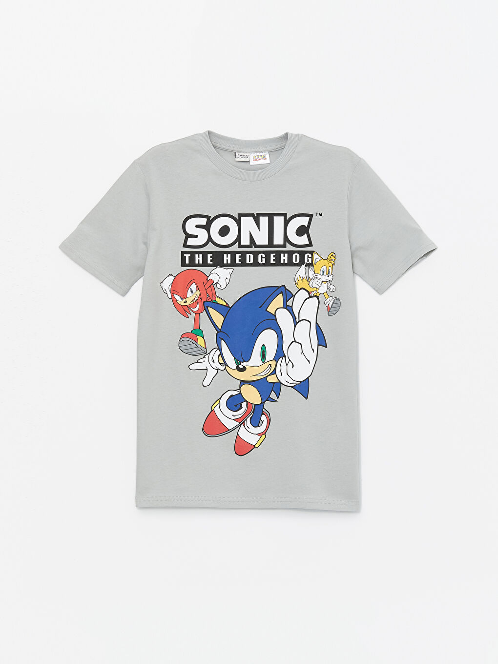 LCW Kids Crew Neck Sonic Printed Short Sleeve Boys' T-Shirt -S4J073Z4-FKD