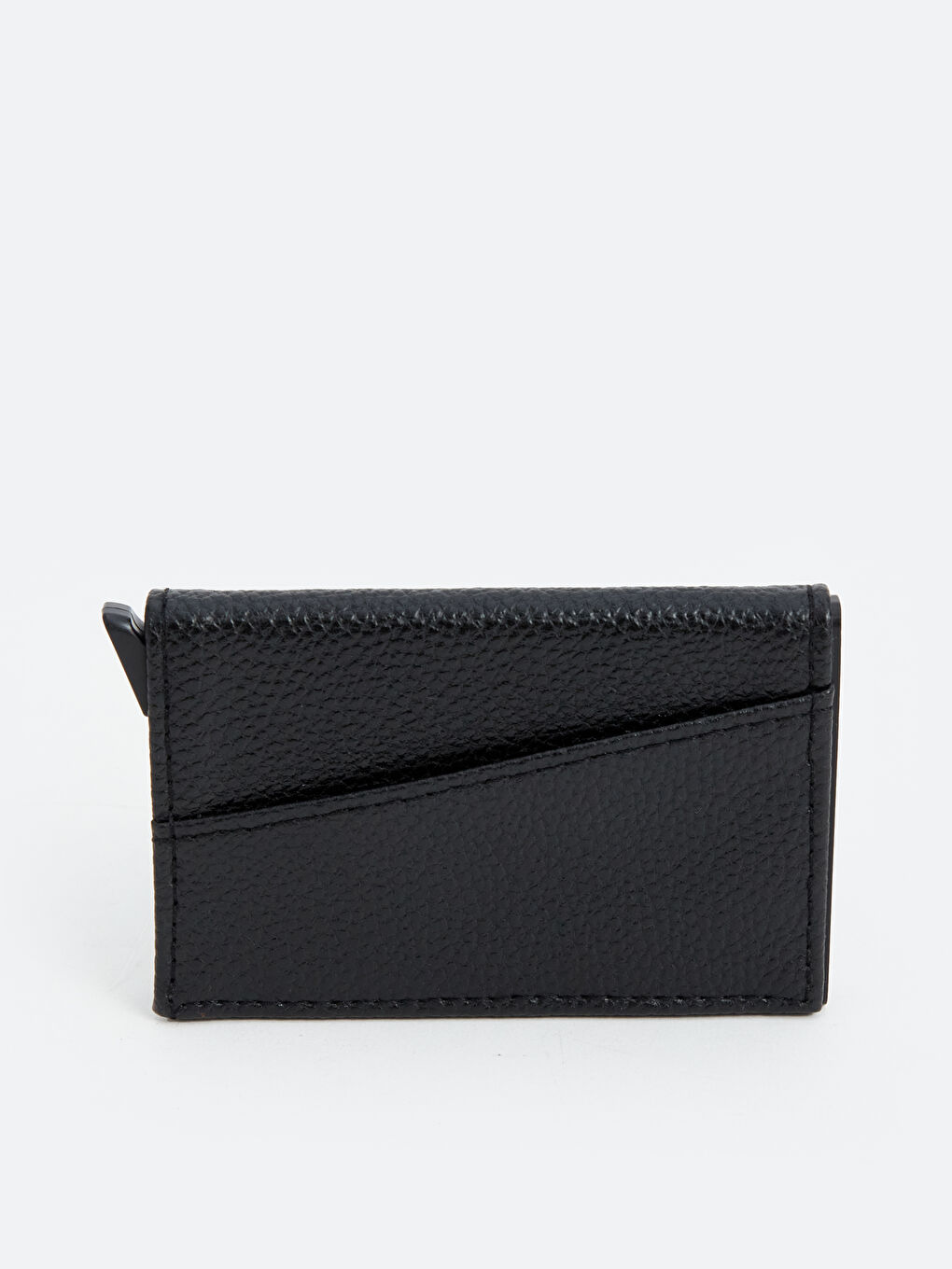 LCW ACCESSORIES Siyah Deri Görünümlü Erkek Kartlık - 1