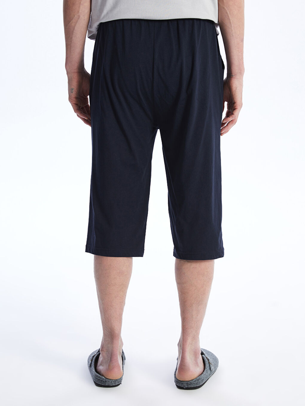 Lacivert Standart Kalıp Erkek Pijama Alt-4