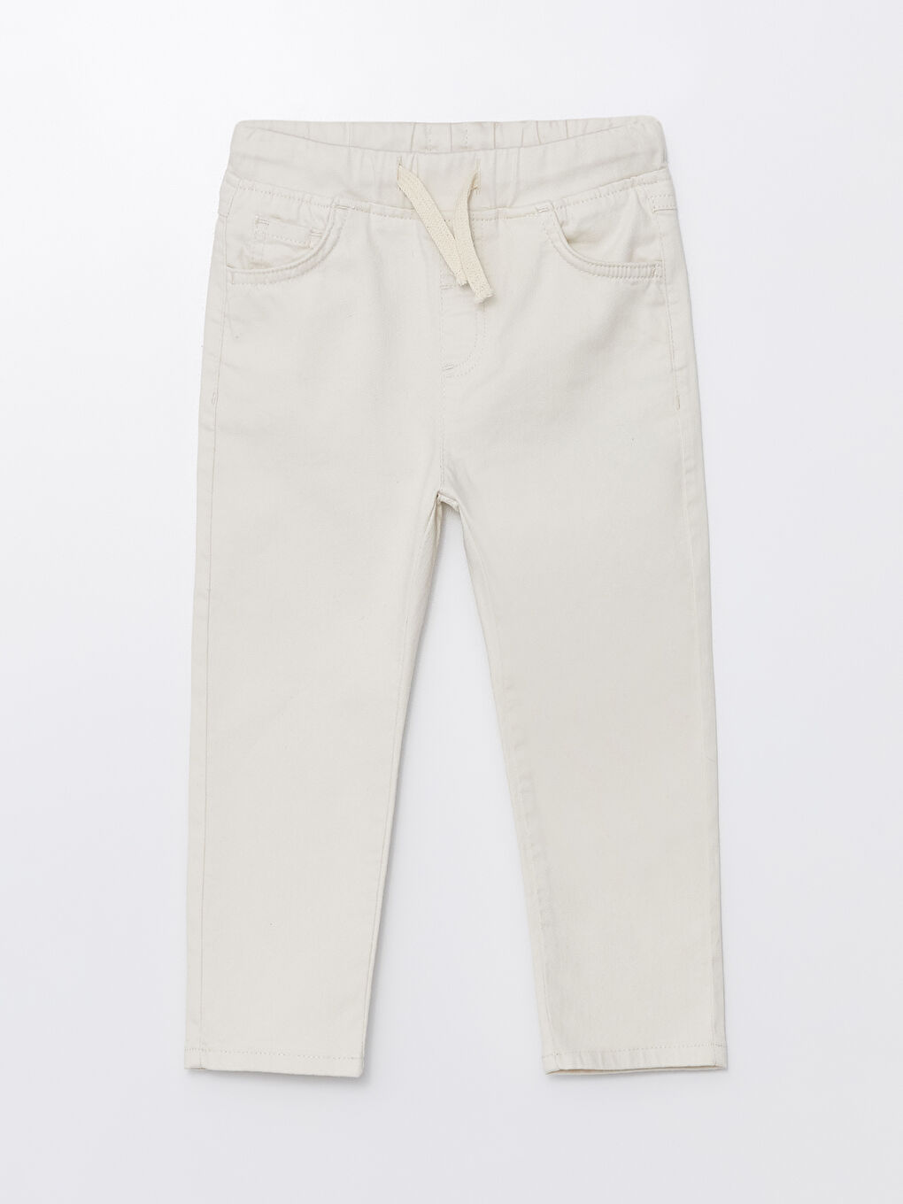 LCW Kids Bej Beli Lastikli Erkek Bebek Pantolon - 2