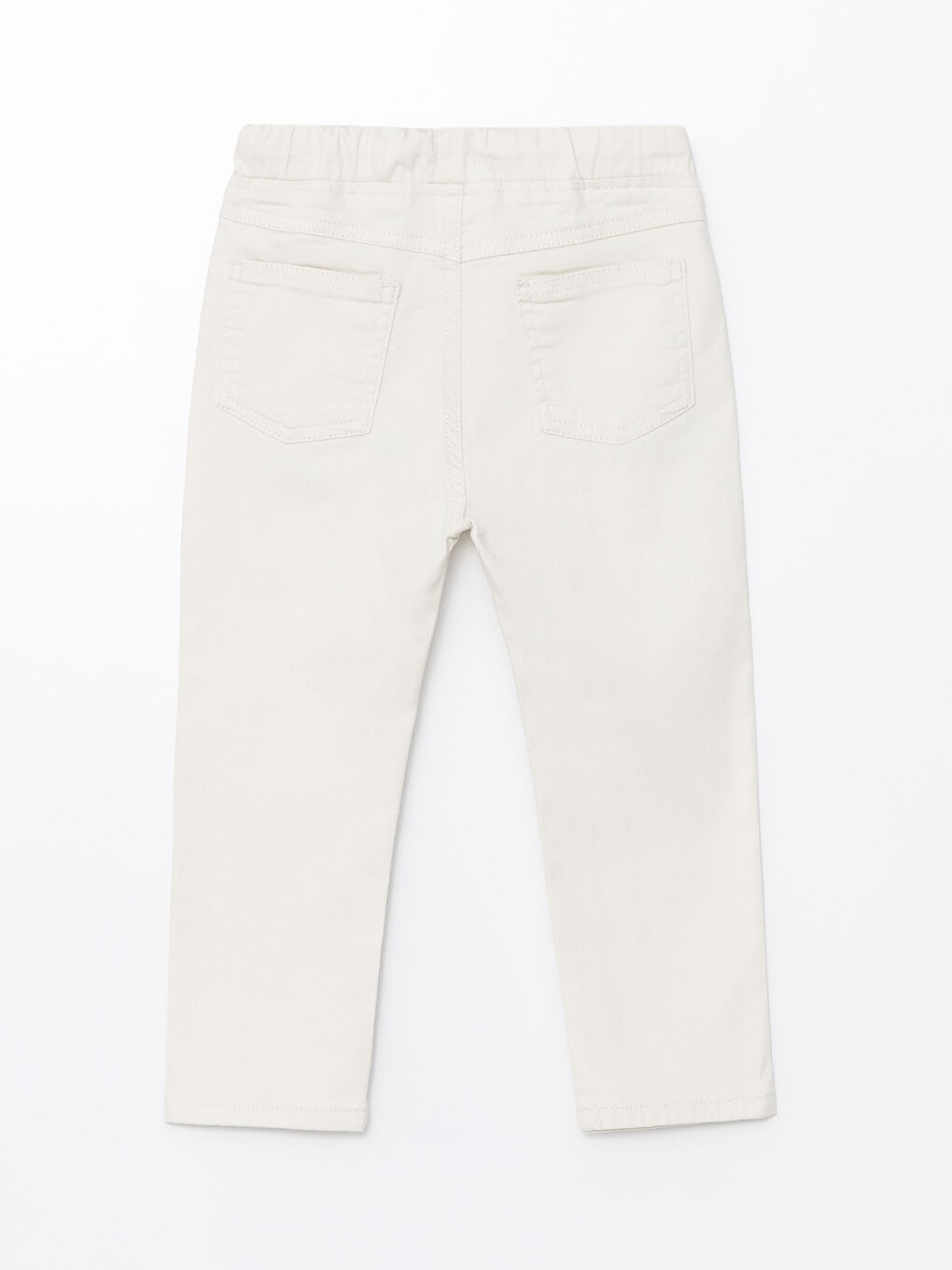 LCW Kids Bej Beli Lastikli Erkek Bebek Pantolon - 3