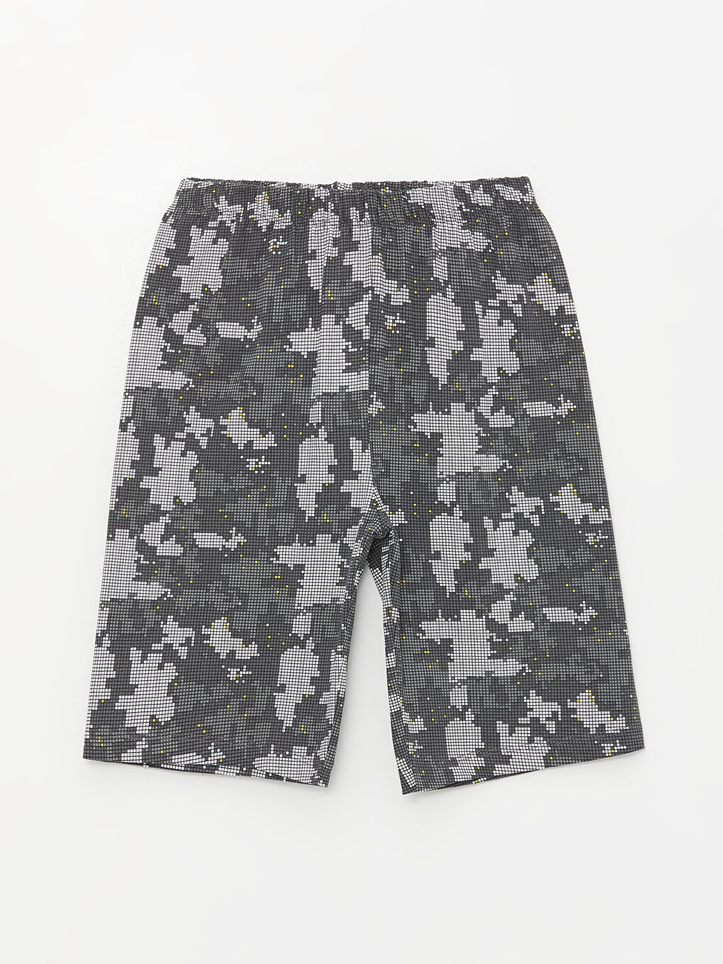 Beyaz Beli Lastikli Baskılı Erkek Çocuk Pijama Alt-2