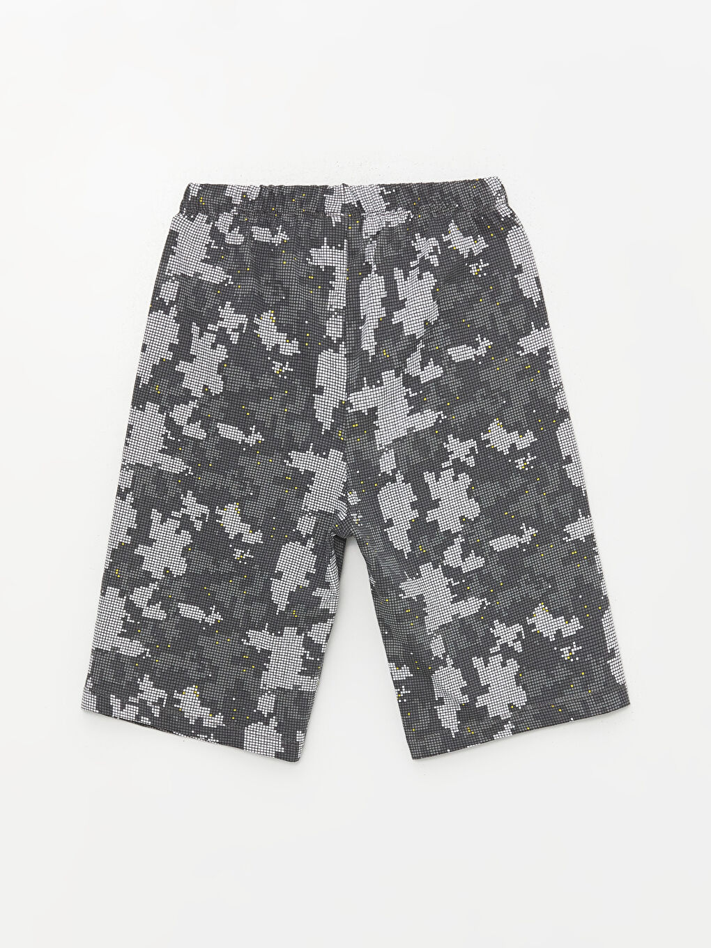 Beyaz Beli Lastikli Baskılı Erkek Çocuk Pijama Alt-3