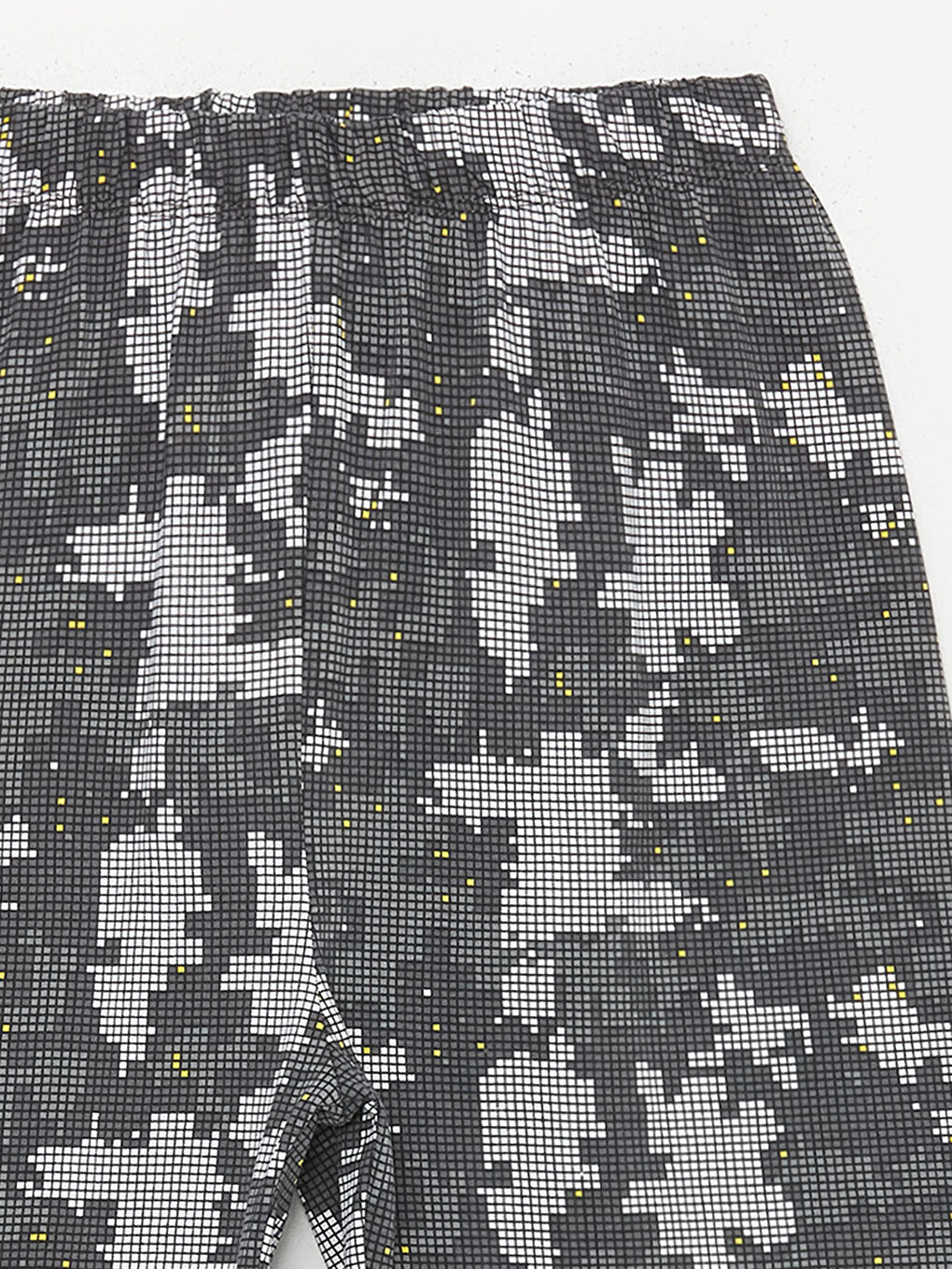 Beyaz Beli Lastikli Baskılı Erkek Çocuk Pijama Alt-4