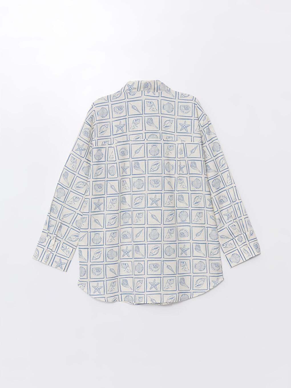 Patterned Oversize Women's Shirt Tunic-6