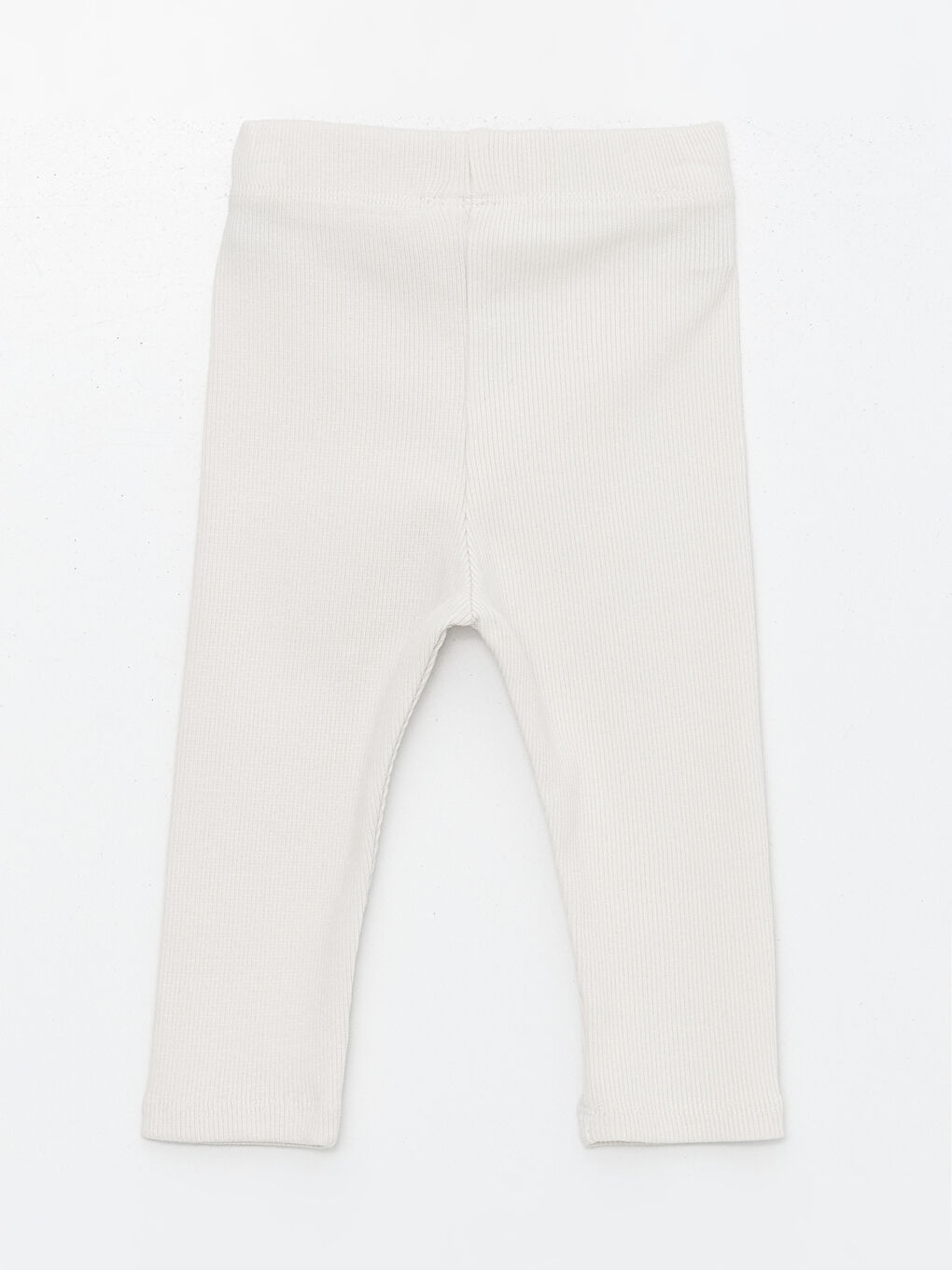 Bej Bisiklet Yaka Uzun Kollu Kız Bebek Sweatshirt ve Tayt 2'li Takım-4