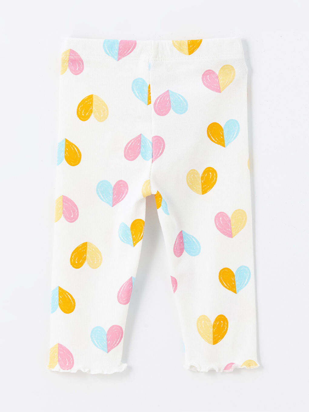 Elastic Waist Printed Baby Girl Tights -S4J421Z1-LRA