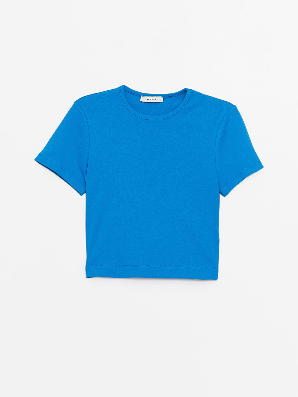 LCW ECO Crew Neck Plain Short Sleeve Women's T-Shirt -S4J556Z8-JXJ