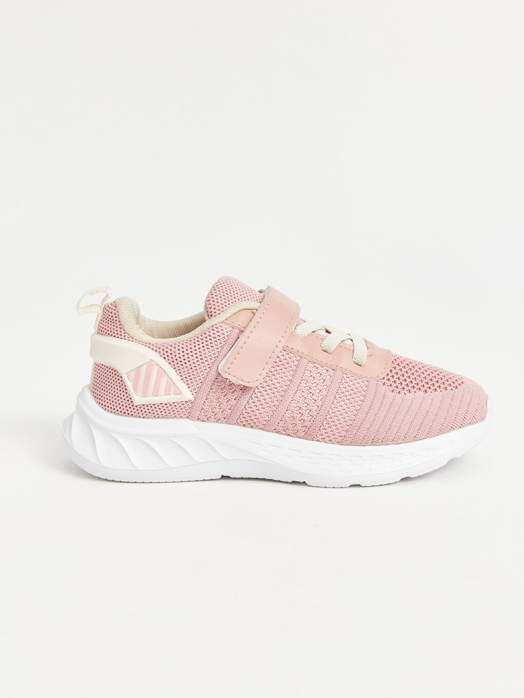Lace-Up and Hook-and-Loop Girls' Sneakers-1