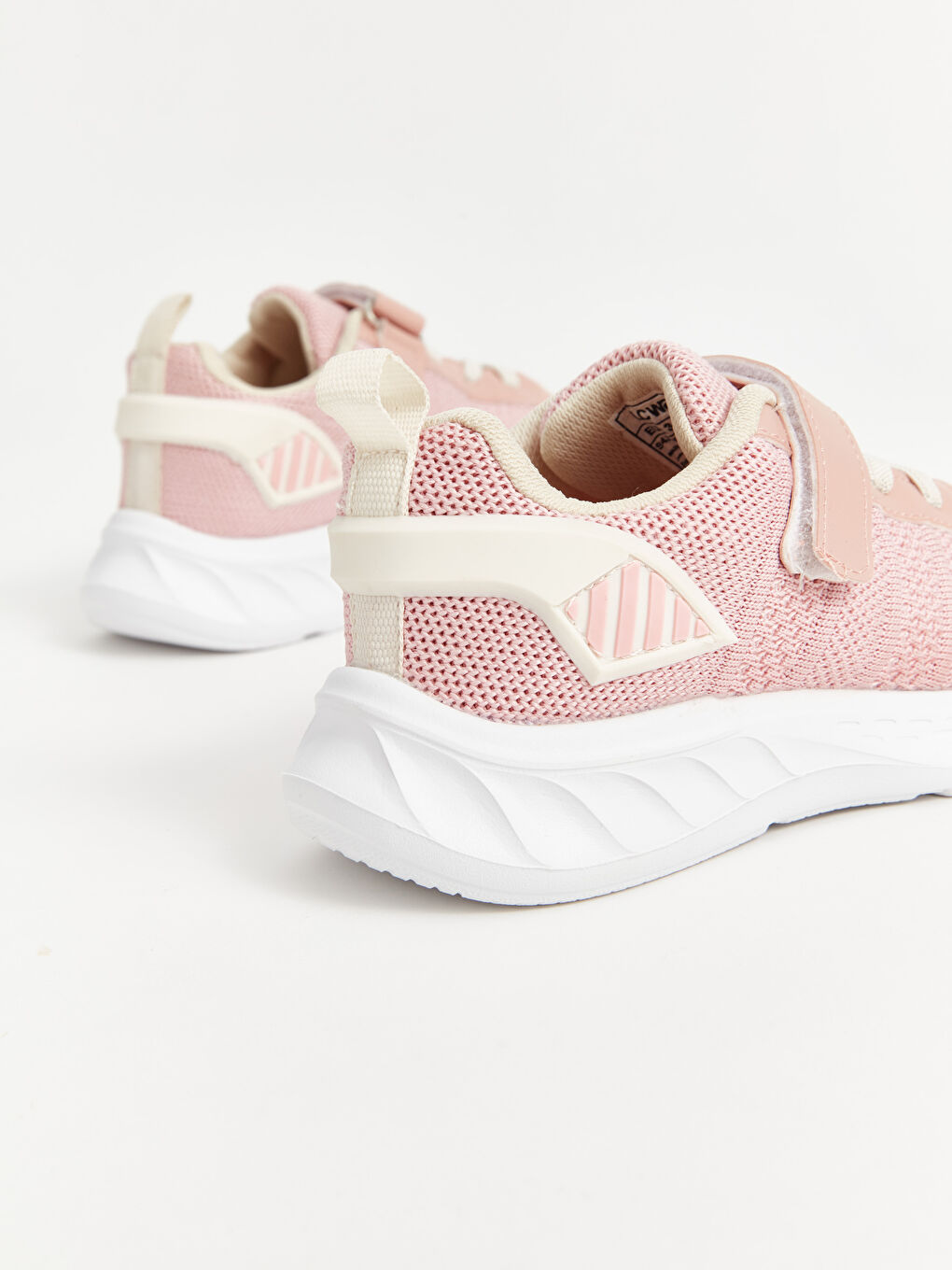 Lace-Up and Hook-and-Loop Girls' Sneakers-4