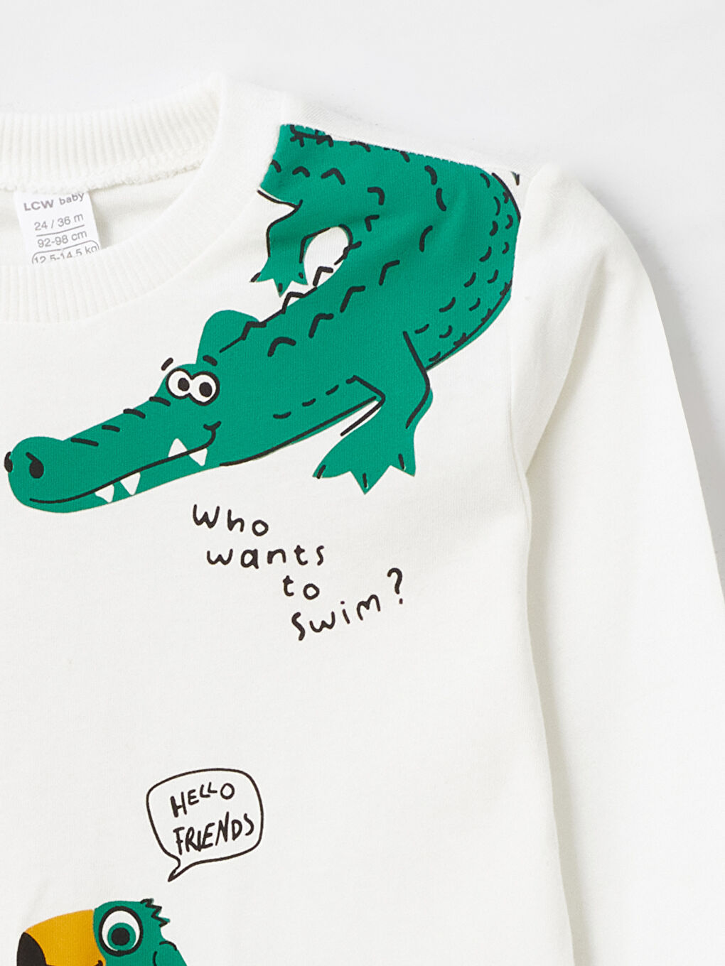 Crew Neck Long Sleeve Printed Baby Boys' T-Shirt 2 Pack-2