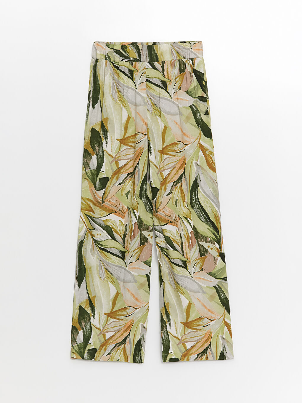 LCWAIKIKI Classic Pantalone palaco za žene sa elastičnim strukom i uzorkom -S4J600Z8-LRR