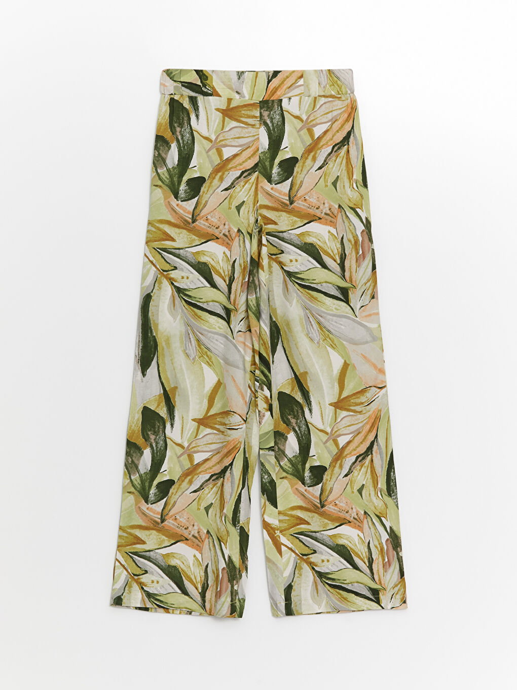LCWAIKIKI Classic Pantalone palaco za žene sa elastičnim strukom i uzorkom -S4J600Z8-LRR
