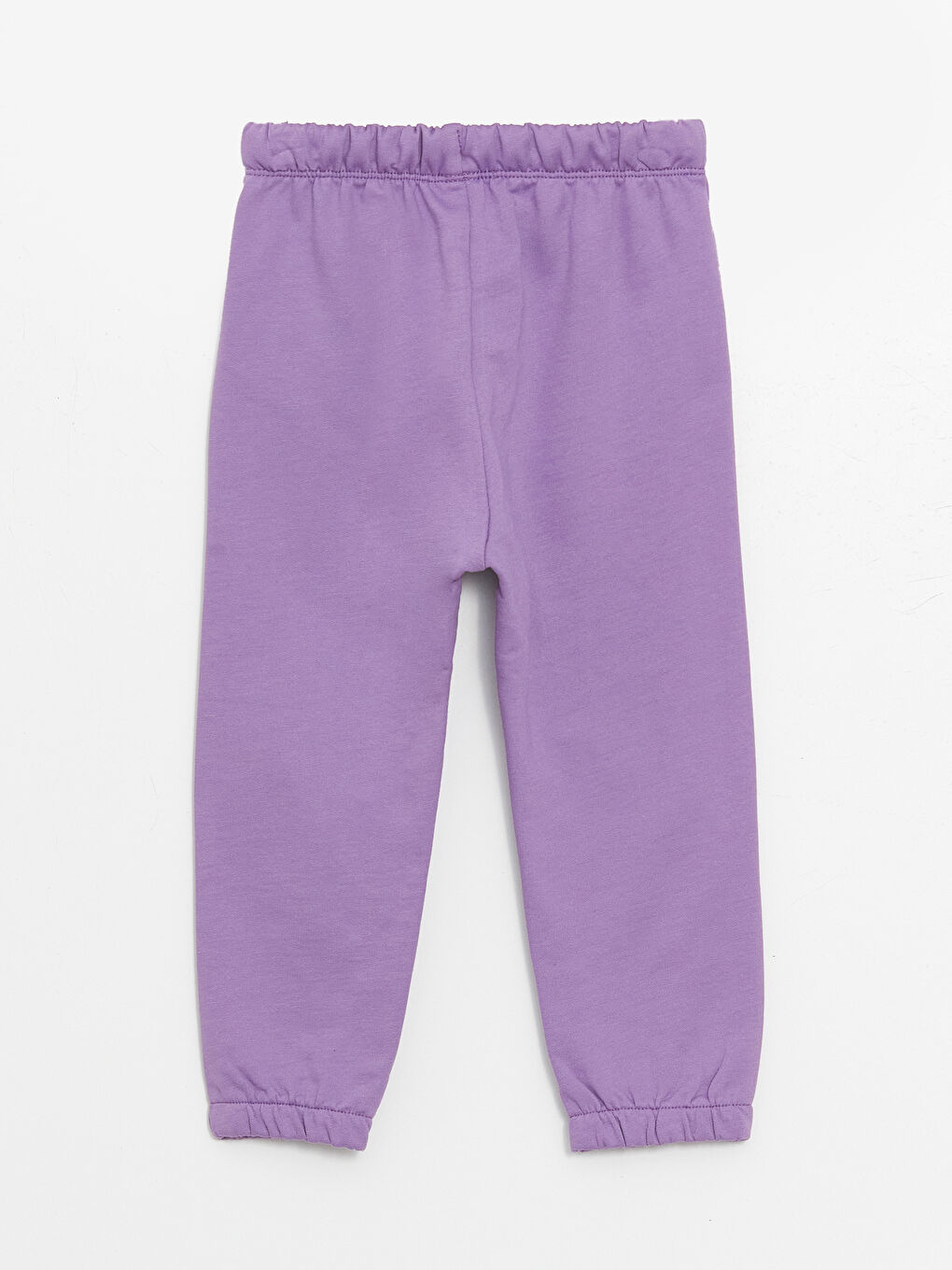 Mor Bisiklet Yaka Uzun Kollu Basic Kız Bebek Sweatshirt ve Eşofman Altı 2'li Takım-6