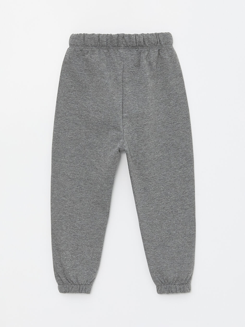 Gri Beli Lastikli Basic Erkek Bebek Jogger Eşofman Alt 2'li-2