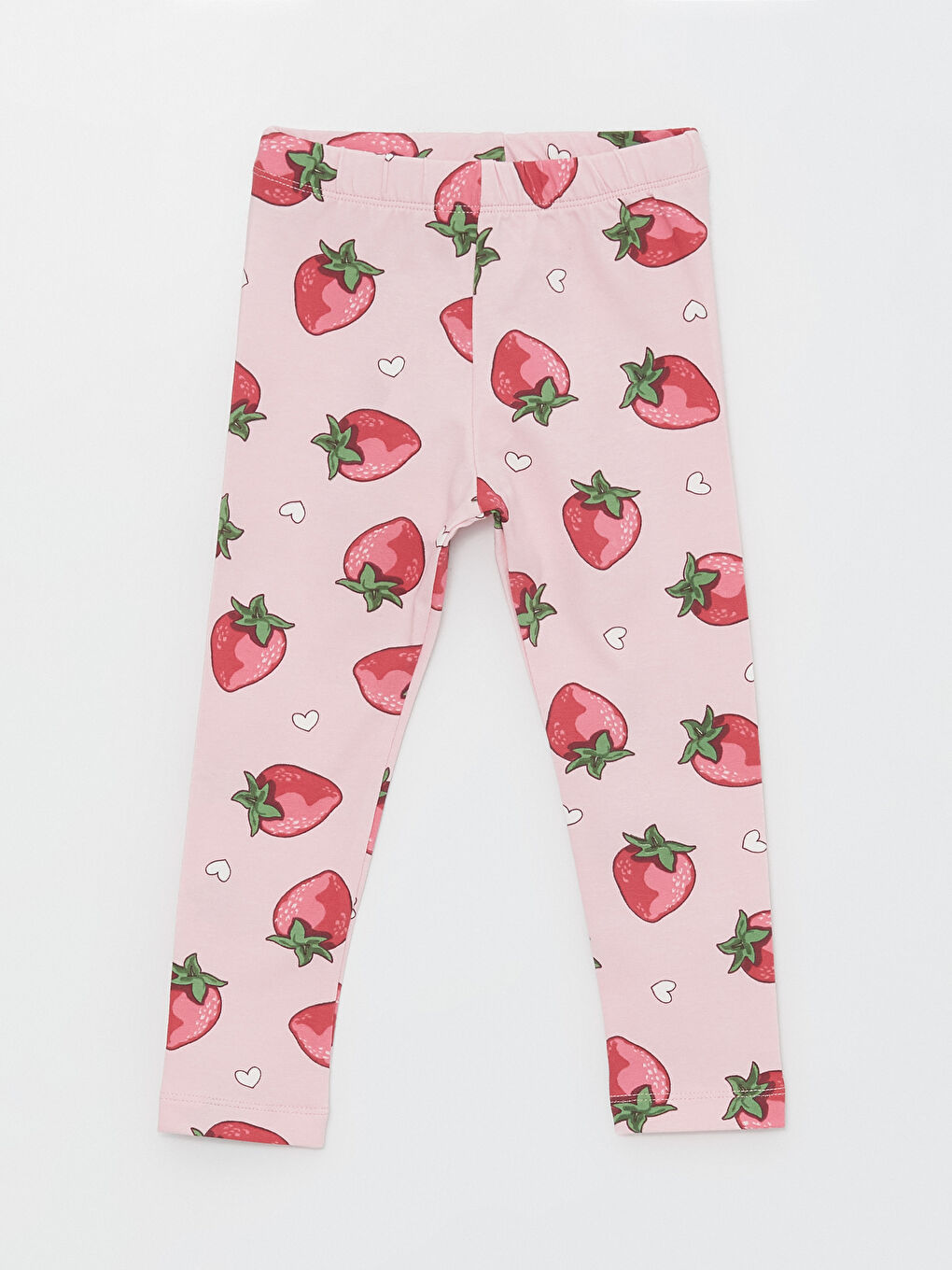 Elasticated Waist Printed Baby Girls' Leggings 2 Pack -S4J671Z1-R0F