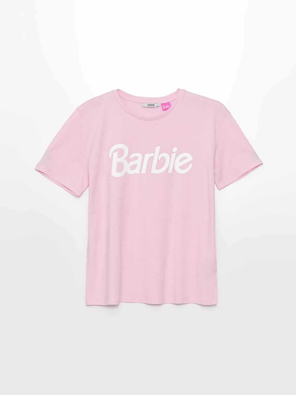 Crew Neck Barbie Printed Short Sleeve Women's T-Shirt -S4J689Z8-QXB